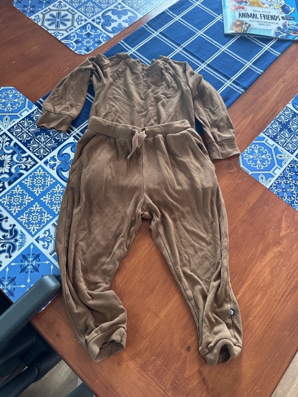 Kyte BABY Brown Cozy Two-Piece Matching Set